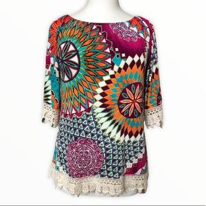 R.Rouge Kaleidoscope Blouse